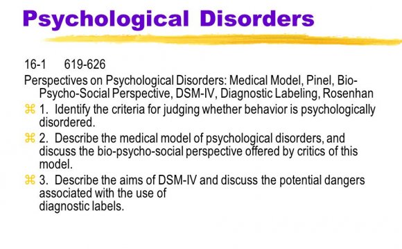 Psychological Disorders 1