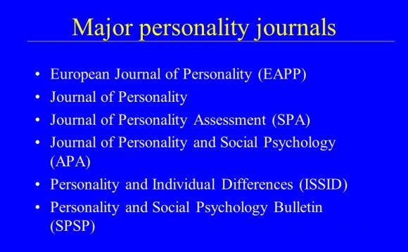 Journal of Personality and