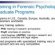 Forensic Psychology Graduate Programs