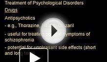 Treatment of Psychological Disorders